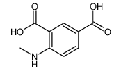 Isophthalic acid, 4-(methylamino)- structure