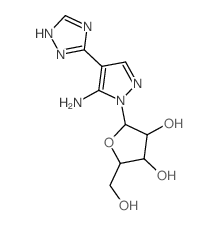 2-[5-amino-4-(2H-1,2,4-triazol-3-yl)pyrazol-1-yl]-5-(hydroxymethyl)oxolane-3,4-diol picture