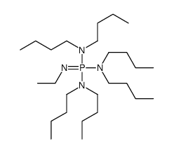 N-[bis(dibutylamino)-ethylimino-λ5-phosphanyl]-N-butylbutan-1-amine Structure