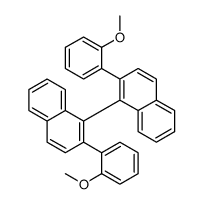 2-(2-methoxyphenyl)-1-[2-(2-methoxyphenyl)naphthalen-1-yl]naphthalene结构式