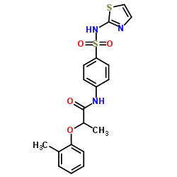 2-(2-Methylphenoxy)-N-[4-(1,3-thiazol-2-ylsulfamoyl)phenyl]propanamide Structure