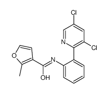 N-[2-(3,5-dichloropyridin-2-yl)phenyl]-2-methylfuran-3-carboxamide Structure