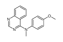 N-(4-methoxyphenyl)-N-methylquinazolin-4-amine结构式