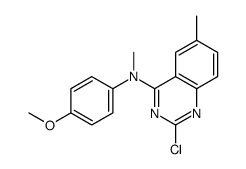 2-chloro-N-(4-methoxyphenyl)-N,6-dimethylquinazolin-4-amine Structure