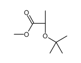 methyl (2R)-2-[(2-methylpropan-2-yl)oxy]propanoate结构式