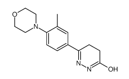 3-(3-methyl-4-morpholin-4-ylphenyl)-4,5-dihydro-1H-pyridazin-6-one Structure