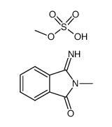 3-imino-2-methyl-1-oxoisoindolinium methyl sulphate结构式