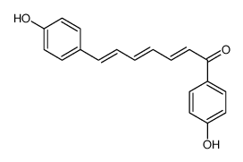 1,7-bis(4-hydroxyphenyl)hepta-2,4,6-trien-1-one Structure