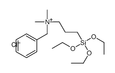 benzyl-dimethyl-(3-triethoxysilylpropyl)azanium,chloride Structure