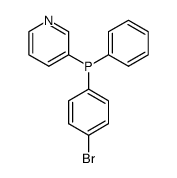 (4-bromo-phenyl)-phenyl-[3]pyridyl-phosphine Structure