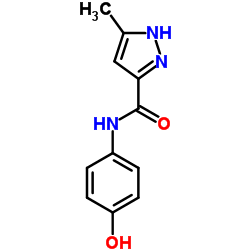 N-(4-Hydroxyphenyl)-5-methyl-1H-pyrazole-3-carboxamide Structure