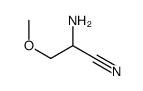 2-amino-3-methoxypropanenitrile结构式