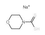 4-Morpholinecarbodithioicacid, sodium salt (1:1)结构式