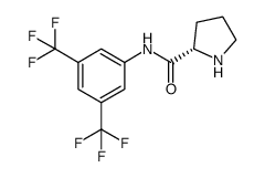 (S)-N-(3,5-bis(trifluoromethyl)phenyl)pyrrolidine-2-carboxamide Structure