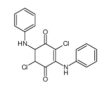 2,5-dianilino-3,6-dichlorocyclohex-2-ene-1,4-dione结构式