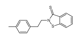 2-[2-(4-methylphenyl)ethyl]-1,2-benzothiazole-3-thione结构式