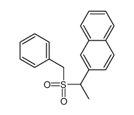 2-(1-benzylsulfonylethyl)naphthalene Structure