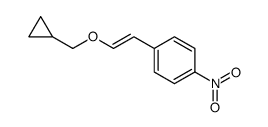 Benzene, 1-[2-(cyclopropylmethoxy)ethenyl]-4-nitro Structure