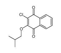 2-chloro-3-(2-methylpropoxy)naphthalene-1,4-dione Structure