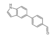 4-(1H-indol-5-yl)benzaldehyde结构式