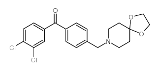 3,4-DICHLORO-4'-[8-(1,4-DIOXA-8-AZASPIRO[4.5]DECYL)METHYL]BENZOPHENONE picture