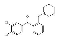 3,4-DICHLORO-2'-PIPERIDINOMETHYL BENZOPHENONE图片