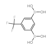 (5-(TRIFLUOROMETHYL)-1,3-PHENYLENE)DIBORONIC ACID Structure