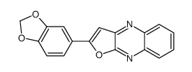 2-(1,3-benzodioxol-5-yl)furo[3,2-b]quinoxaline Structure