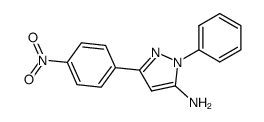 5-(4-nitro-phenyl)-2-phenyl-2H-pyrazol-3-ylamine结构式