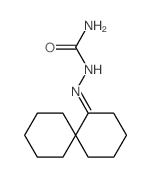 Hydrazinecarboxamide,2-(spiro[5.5]undec-1-ylidene)- structure