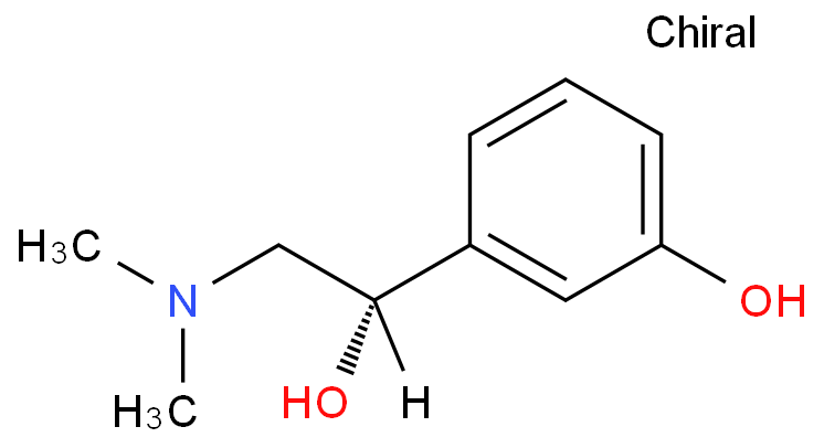 Benzenemethanol, α-[(dimethylamino)methyl]-3-hydroxy- Structure