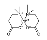 Palladium, bis(N,N-dimethyl-β-alaninato-κN,κO)-, (SP-4-1)结构式