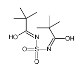 N-(2,2-dimethylpropanoylsulfamoyl)-2,2-dimethylpropanamide Structure