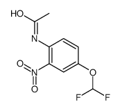 N-(4-(Difluoromethoxy)-2-nitrophenyl)acetamide Structure