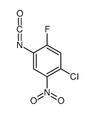 1-chloro-5-fluoro-4-isocyanato-2-nitrobenzene结构式