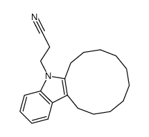 1-(2-Cyano-aethyl)-decamethylen-indol Structure