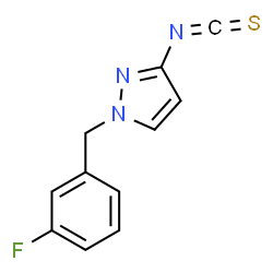 1-(3-FLUORO-BENZYL)-3-ISOTHIOCYANATO-1H-PYRAZOLE结构式