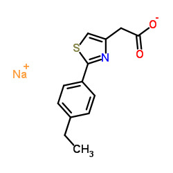 Sodium [2-(4-ethylphenyl)-1,3-thiazol-4-yl]acetate图片