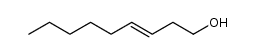 (E)-3-nonen-1-ol Structure