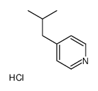 4-ISOBUTYLPYRIDINE HYDROCHLORIDE Structure