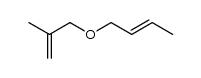 but-2-enyl 2-methylallyl ether结构式