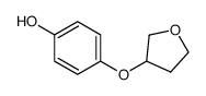 4-(tetrahydrofuran-3-yloxy)phenol结构式