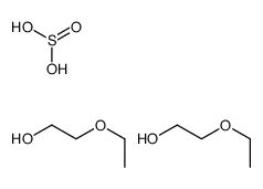 2-ethoxyethanol,sulfurous acid Structure