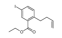 2-(3-丁烯)-5-碘苯甲酸乙酯结构式