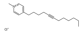 4-dodec-5-ynyl-1-methylpyridin-1-ium,chloride结构式