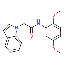 N-(2,5-Dimethoxyphenyl)-2-(1H-indol-1-yl)acetamide picture