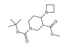 1-tert-Butyl 3-methyl 4-(azetidin-1-yl)piperidine-1,3-dicarboxylate图片