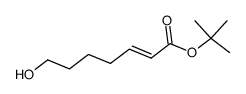 tert-butyl 7-hydroxyhept-2-enoate结构式