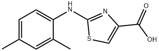 2-[(2,4-二甲基苯基)氨基]-1,3-噻唑-4-羧酸图片