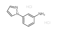 [3-(1H-Pyrazol-1-yl)phenyl]amine dihydrochloride结构式